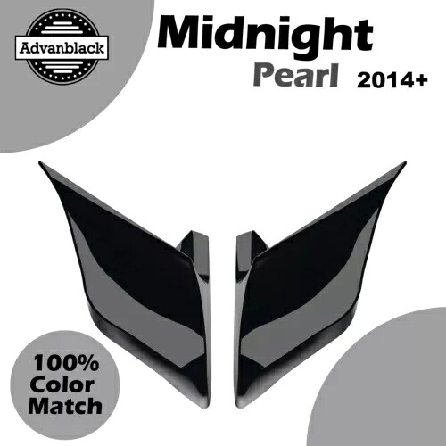 14 歳以上のハーレーツーリングストリートロード用ストレッチ拡張サイドカバー MIDNIGHT PEARL Stretched Extended Side Covers For 14+ Harley Touring Street Road MIDNIGHT PEARL 【並行輸入品】