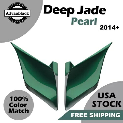 Advanblack ハーレー 2014+ 用ディープ ジェイド パール ストレッチ拡張サイドカバー Deep Jade Pearl Stretched Extended Side Cover For Harley 2014+ by Advanblack 【並行輸入品】 169,400円
