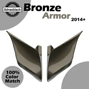 14+ ハーレーツーリングストリートロード用ストレッチ拡張サイドカバー BRONZE ARMOR Stretched Extended Side Covers For 14+ Harley Touring Street Road BRONZE ARMOR 【並行輸入品】