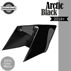 Advanblack ARCTIC BLACK CVO ストレッチ拡張サイドカバー 14+ ハーレー用 Advanblack ARCTIC BLACK CVO Stretched Extended Side Cover For 14+ Harley 【並行輸入品】