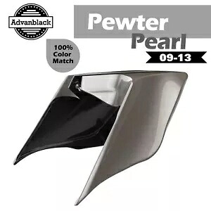 Advanblack ピューターパール拡張ストレッチサイドカバーハーレーツーリング 09-13 Advanblack Pewter Pearl Extended Stretched Side Cover For Harley Touring 09-13 【並行輸入品】｜カスタムパーツ WORLD倉庫