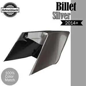 Advanblack ビレットシルバー CVO ストレッチ拡張サイドカバー 14+ ハーレー用 Advanblack BILLET SILVER CVO Stretched Extended Side Cover For 14+ Harley 【並行輸入品】｜カスタムパーツ WORLD倉庫