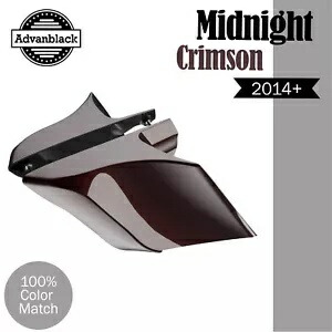 Advanblack MIDNIGHT CRIMSON CVO ストレッチ拡張サイドカバー 14+ ハーレー用 Advanblack MIDNIGHT CRIMSON CVO Stretched Extended Side Cover For 14+ Harley 【並行輸入品】｜カスタムパーツ WORLD倉庫