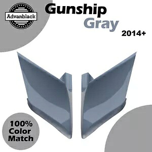 Advanblack ガンシップ グレー CVO ストレッチ拡張サイドカバー 2014+ ハーレー用 Advanblack Gunship Gray CVO Stretched Extended Side Cover For 2014+ Harley 【並行輸入品】