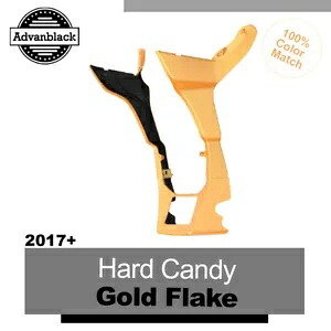 フェアリング スポイラー キット ハード キャンディ ゴールド フレーク 2017+ ハーレー ロード グライド Advanblack 用 Fairing Spoiler Kit HARD CANDY GOLD FLAKE For 2017+ Harley Road Glide Advanblack 【並行輸入品】