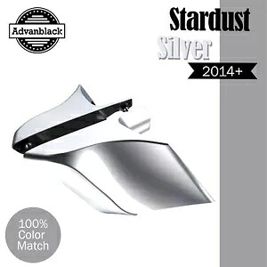 Advanblack スターダストシルバー CVO ストレッチ拡張サイドカバー 14+ ハーレー用 Advanblack STARDUST SILVER CVO Stretched Extended Side Cover For 14+ Harley 【並行輸入品】 93,170円