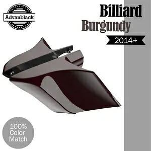Advanblack ビリヤード バーガンディ CVO ストレッチ拡張サイドカバー 14+ ハーレー用 Advanblack BILLIARD BURGUNDY CVO Stretched Extended Side Cover For 14+ Harley 【並行輸入品】