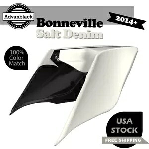 Bonneville ソルトデニム 拡張ストレッチサイドカバー ハーレーツーリング 14+ に適合 Bonneville Salt Denim Extended Stretched Side Cover Fits for Harley Touring 14+ 【並行輸入品】