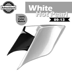 ホワイトホットパール 拡張ストレッチサイドカバー ハーレーツーリング 2009-2013用 White Hot Pearl Extended Stretched Side Cover For Harley Touring 2009-2013 【並行輸入品】