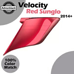 Velocity レッド Sunglo ストレッチ サイド カバー ピンストライプ 14+ ハーレー ツーリング Velocity Red Sunglo Stretched Side Covers Pinstripe 14+ Harley Touring 【並行輸入品】 169,400円