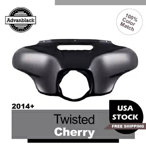 ハーレー ストリート グライド 2014+ 用ツイスト チェリー アウターフェアリング バットウィング カウル Twisted Cherry Outer Fairing Batwing Cowl For Harley Street Glide 2014+ 【並行輸入品】