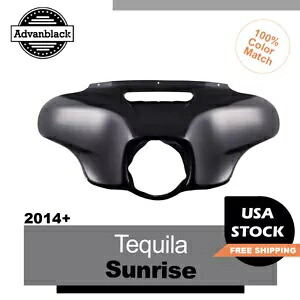テキーラ サンライズ アウターフェアリング バットウィング カウル ハーレー ストリート グライド 14+用 Tequila Sunrise Outer Fairing Batwing Cowl For Harley Street Glide 14+ 【並行輸入品】