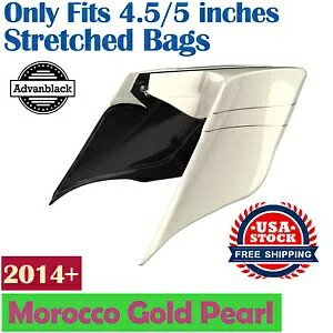 モロッコ ゴールド パール ストレッチ エクステンド サイド カバー ピンストライプ 14 歳以上のハーレー ツーリングに適合 Morocco Gold Pearl Stretched Extend Side Cover Pinstripe Fits 14+ Harley Touring 【並行輸入品】 100,430円