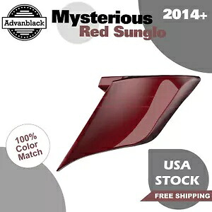 ミステリアス レッド サングロ ストレッチ サイド カバー ピンストライプ 14 歳以上のハーレー ツーリングに適合 Mysterious Red Sunglo Stretched Side Cover Pinstripes Fits 14+ Harley Touring 【並行輸入品】|カスタムパーツ WORLD倉庫