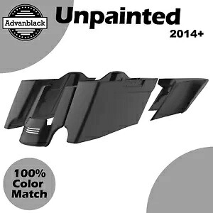 未塗装 CVO テーパードストレッチ拡張サドルバッグサイドカバー ハーレー 14+ に適合 UNPAINTED CVO Tapered Stretched Extended Saddlebags Side Cover Fits Harley 14+ 【並行輸入品】 99,220円