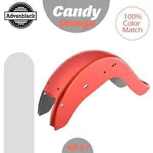 キャンディオレンジ ハーレーソフテイル 2000-2017 チョロ ビクラ チカーノスタイル リアフェンダー用 CANDY ORANGE For Harley Softail 2000-2017 Cholo Vicla Chicano Style Rear Fender 【並行輸入品】