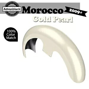 モロッコ ゴールド パール 21 インチ リビール ラッパー ハガー フロントフェンダー 09+ ハーレー ストリート用 Morocco Gold Pearl 21\