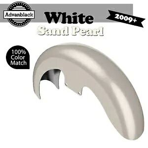 ホワイトサンドパール 19 インチ リビールラッパー ハガー フロントフェンダー ハーレー 09+用 White Sand Pearl 19 inch Reveal Wrapper Hugger Front Fender For Harley 09+ 【並行輸入品】