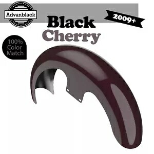 09+ ハーレー Advanblack 21 インチ リビール ラッパー ハガー フロント フェンダー ブラック チェリーに適合 Fits 09+ Harley Advanblack 21\