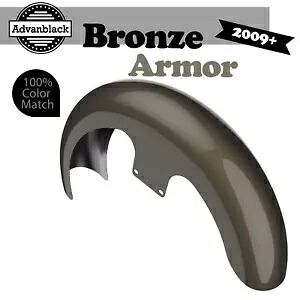 09+ ハーレー Advanblack 21 インチ リビール ラッパー ハガー フロントフェンダー ブロンズ アーマーに適合 Fits 09+ Harley Advanblack 21\
