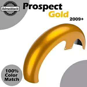 プロスペクトゴールド 21 インチ リビールラッパーハガー フロントフェンダー ハーレーツーリング用 Prospect Gold 21 inches Reveal Wrapper Hugger Front Fender For Harley Touring 【並行輸入品】