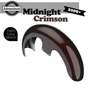 ミッドナイトクリムゾン 21 インチ リビール ラッパー ハガー フロントフェンダー ハーレー 09+用 Midnight Crimson 21\