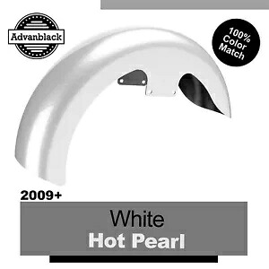 ホワイトホットパール 19インチ リビールラッパーハガー フロントフェンダー ハーレーツーリング09+用 White Hot Pearl 19\