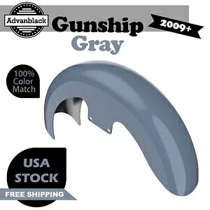 ガンシップ グレー 19 インチ リビール ラッパー ハガー フロントフェンダー ハーレー ツーリング 2009+用 Gunship Gray 19\