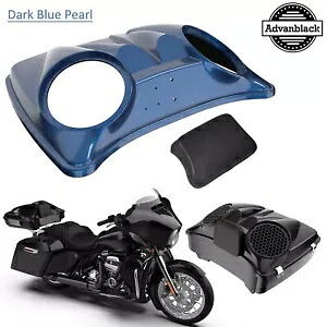 ダークブルーパール デュアル 8 インチ スピーカー蓋 ハーレー レイザー、チョップド & キング ツアー パック用 DARK BLUE PEARL Dual 8'' Speaker Lids For Harley Razor, Chopped & King Tour Pack 【並行輸入品】 103,400円