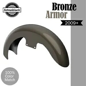 09+ ハーレー Advanblack 19 インチ リビール ラッパー ハガー フロントフェンダー ブロンズ アーマーに適合 Fits 09+ Harley Advanblack 19\