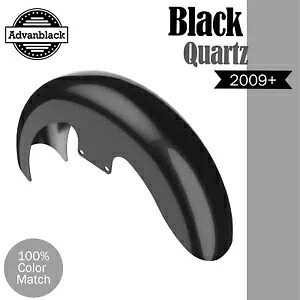 ブラック クォーツ 19 インチ リビール ラッパー ハガー フロントフェンダー ハーレー ツーリング 2009+用 Black Quartz 19\