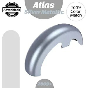 アトラス シルバー メタリック 19 インチ リビール ラッパー ハガー フロントフェンダー 09+ ハーレー用 Atlas Silver Metallic 19 inch Reveal Wrapper Hugger Front Fender For 09+ Harley 【並行輸入品】