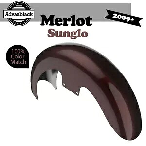 Merlot Sunglo 19 インチ リビール ラッパー ハガー フロントフェンダー ハーレー ツーリング 09+用 Merlot Sunglo 19\