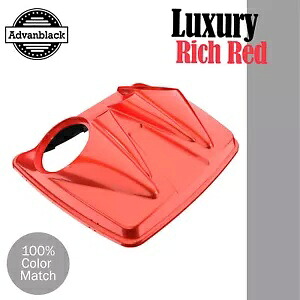 豪華なリッチレッド デュアル 8 インチ スピーカー蓋 ハーレー レイザー、チョップド & キング ツアー パック用 LUXURY RICH RED Dual 8'' Speaker Lids For Harley Razor, Chopped & King Tour Pack 【並行輸入品】