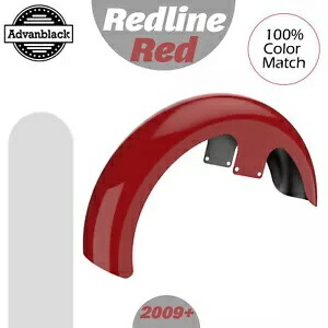 Redline レッド 21 インチ リビール ラッパー ハガー フロントフェンダー 09+ ハーレーダビッドソンに適合 Redline Red 21\