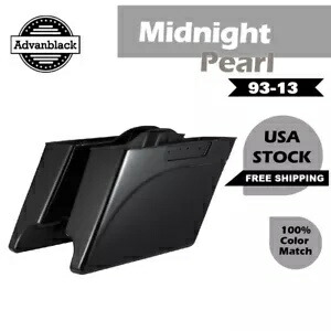 Midnight Pearl 拡張バッグ ストレッチサドルバッグ ハーレーツーリング 93-13 に適合 Midnight Pearl Extended Bag Stretched Saddlebags Fits for Harley Touring 93-13 【並行輸入品】
