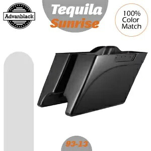 テキーラ サンライズ ストレッチ サドルバッグ 拡張ボトム ハーレー 93-13 ツーリング用 Tequila Sunrise Stretched Saddlebags Extended Bottoms For Harley 93-13 Touring 【並行輸入品】｜カスタムパーツ WORLD倉庫