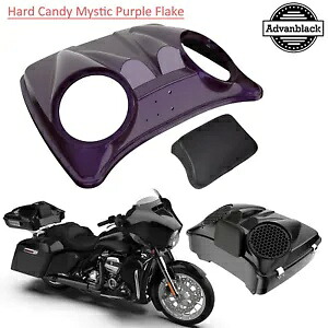 ハードキャンディミスティックパープルフレークデュアル8インチスピーカー蓋ハーレーツアーパックパック用 HARD CANDY MYSTIC PURPLE FLAKE Dual 8'' Speaker Lids For Harley Tour Pak Pack 【並行輸入品】|カスタムパーツ WORLD倉庫
