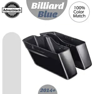 ビリヤードブルースタンダード非ストレッチサドルバッグボトムスハーレー14+用 Billiard Blue Standard Non-Stretched Saddlebag Bottoms For Harley 14+ 【並行輸入品】|カスタムパーツ WORLD倉庫