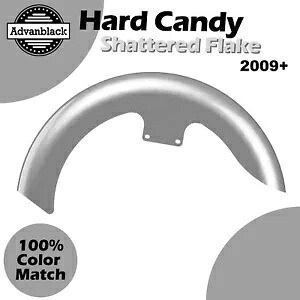 ハード キャンディ シャッタード フレーク 19 インチ リビール ラッパー ハガー フロント フェンダー ハーレー 09+ に適合 Hard Candy Shattered Flake 19\
