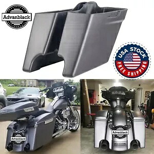 Advanblack チャコールデニム 拡張ストレッチサドルバッグボトムス 14 歳以上のハーレーに適合 Advanblack Charcoal Denim Extended Stretched Saddlebags Bottoms Fits 14+ Harley 【並行輸入品】 116,600円