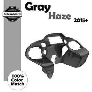 Advanblack グレーヘイズインナーフェアリングはハーレーツーリングロードグライド 2015up に適合 Advanblack Gray Haze Inner Fairing Fits Harley Touring Road Glide 2015up 【並行輸入品】