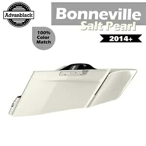 Bonneville Salt Pearl CVO テーパード拡張サドルバッグ 14 歳以上ハーレーツーリング用 Bonneville Salt Pearl CVO Tapered Extended Saddlebags for 14+ Harley Touring 【並行輸入品】