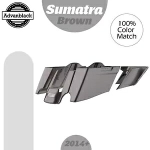 CVO テーパード ストレッチ拡張サドルバッグ ハーレー 2014+ スマトラブラウンに適合 CVO Tapered Stretched Extended Saddlebags Fits Harley 2014+ SUMATRA BROWN 【並行輸入品】
