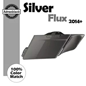 シルバーフラックス ストレッチサドルバッグサイドカバー 2014年以降のハーレーツーリングに適合 Silver Flux Stretched Saddlebag Side Covers Fits 2014+ Harley Touring 【並行輸入品】 116,600円