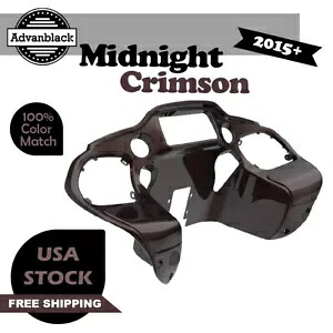 Advanblack ミッドナイト クリムゾン インナーフェアリングはハーレー ツーリング ロード グライド 2015up に適合 Advanblack Midnight Crimson Inner Fairing Fits Harley Touring Road Glide 2015up 【並行輸入品】｜カスタムパーツ WORLD倉庫 233,200円
