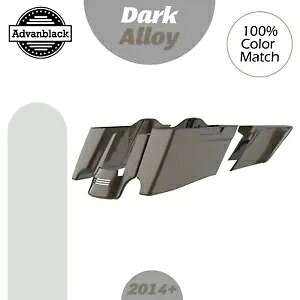 CVO テーパードストレッチ拡張サドルバッグ ハーレー 2014+ ダークアロイに適合 CVO Tapered Stretched Extended Saddlebags Fits Harley 2014+ DARK ALLOY 【並行輸入品】