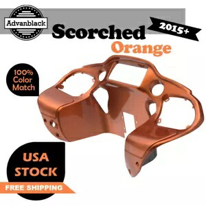 Advanblack スコーチオレンジ インナーフェアリング ハーレー ツーリング ロード グライド 2015up に適合 Advanblack Scorched Orange Inner Fairing Fits Harley Touring Road Glide 2015up 【並行輸入品】