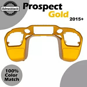 Advanblack プロスペクト ゴールド インナーフェアリング ハーレー ツーリング ロード グライド 2015up に適合 Advanblack Prospect Gold Inner Fairing Fits Harley Touring Road Glide 2015up 【並行輸入品】