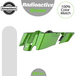 CVO テーパード ストレッチ拡張サドルバッグ ハーレー 2014+ に適合 RADIOACTIVE GREEN CVO Tapered Stretched Extended Saddlebags Fits Harley 2014+ RADIOACTIVE GREEN 【並行輸入品】